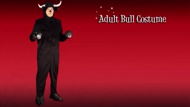 You might find yourself in a standoff with a Matador when you go in this Adult Bull Costume!