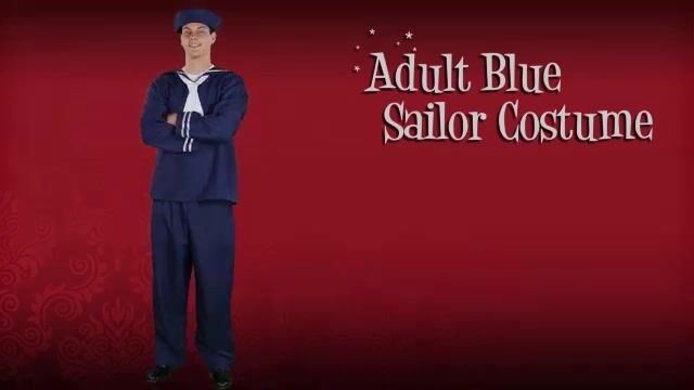 You'll be ready to report for duty when you go in this Sailor costume. Dress up with this costume, and get ready for inspection because it's your duty to pass muster!